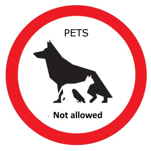 Pets are not allowed